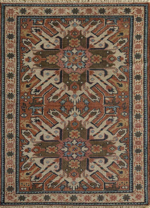 Uldtæppe - 300 x 200 cm - orange