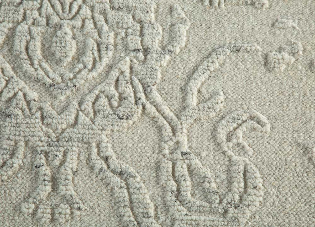 Uldtæppe - 300 x 200 cm - creme