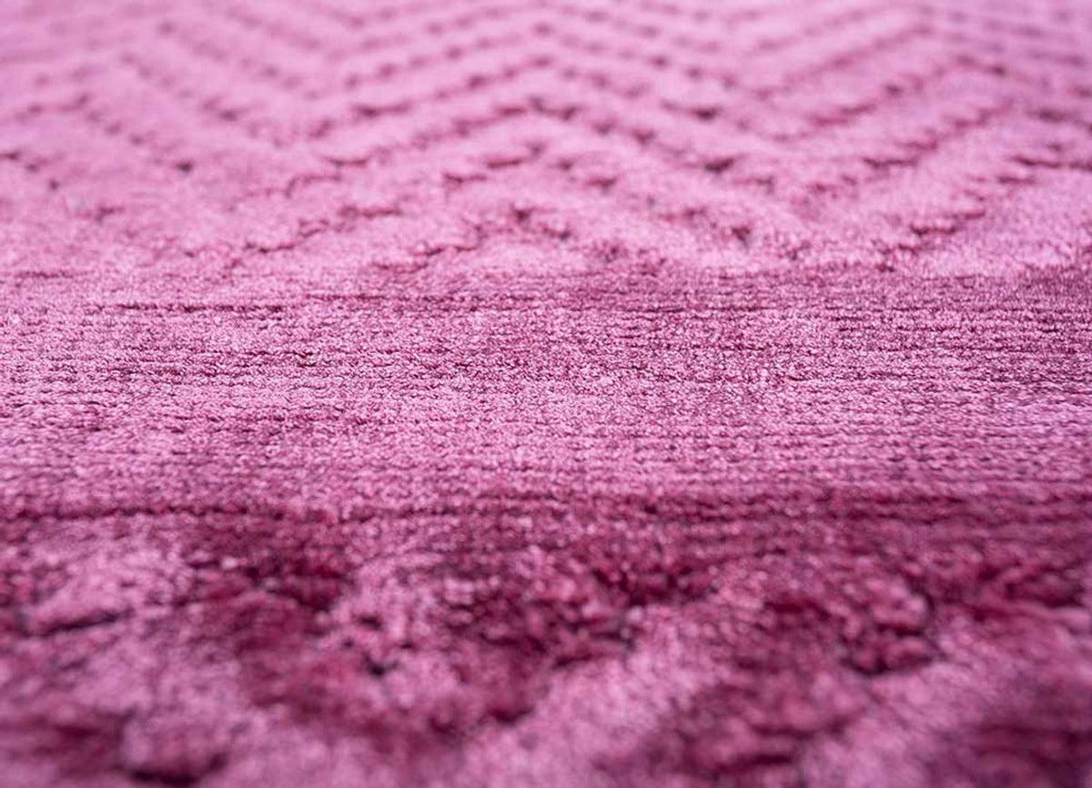 Viskose tæppe - 240 x 150 cm - lilla