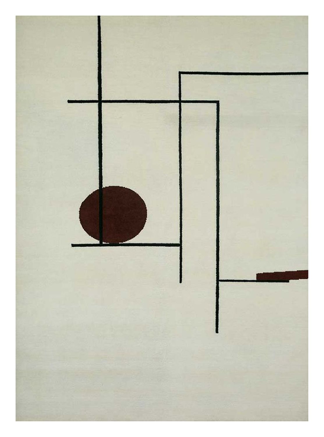 Uldtæppe - 270 x 180 cm - lysegrå