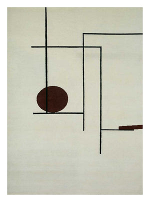 Uldtæppe - 300 x 240 cm - lysegrå