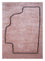 Uldtæppe - 210 x 150 cm - orange