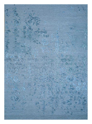 Uldtæppe - 270 x 180 cm - blå
