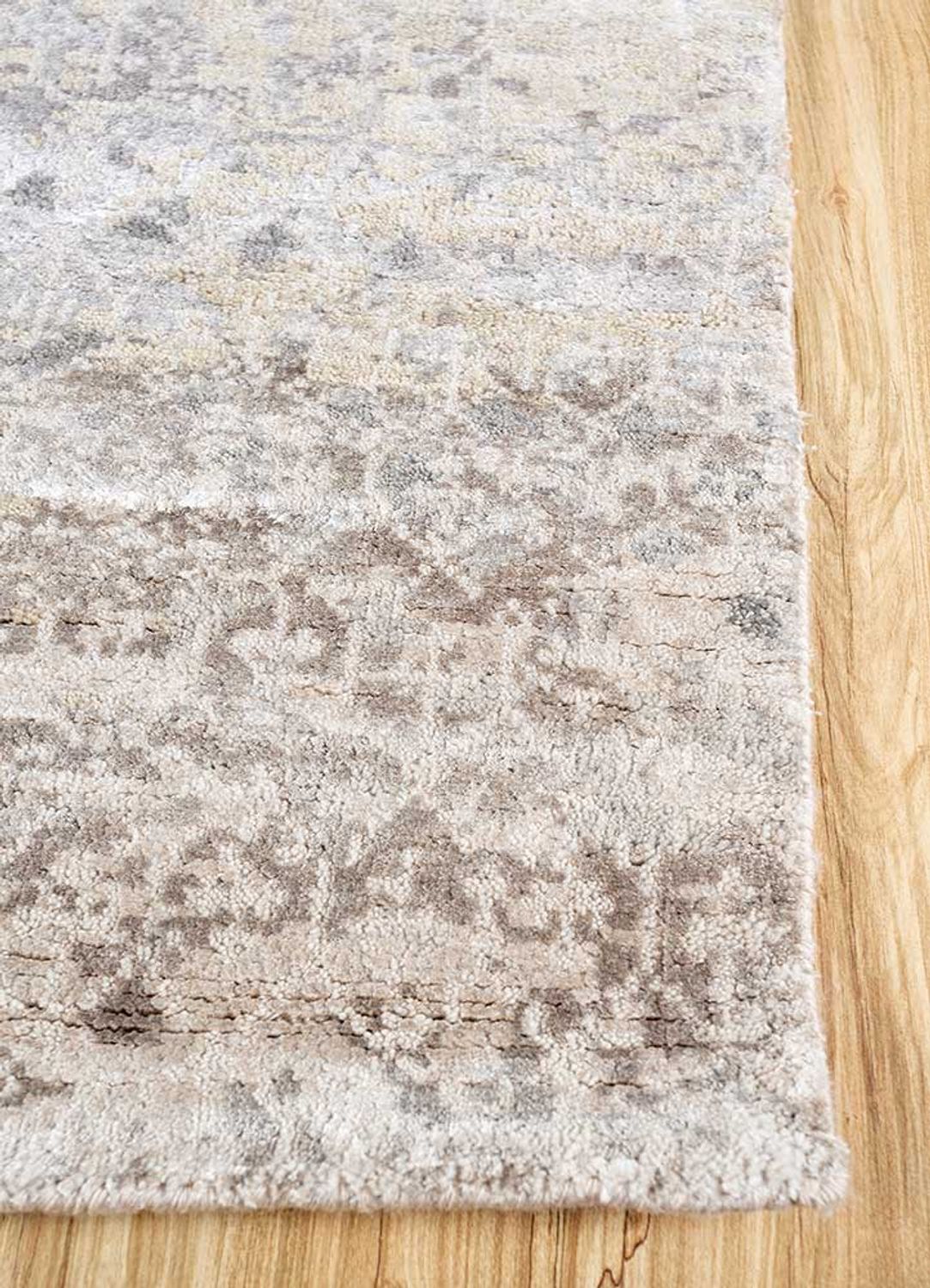 Uldtæppe - 300 x 240 cm - grå