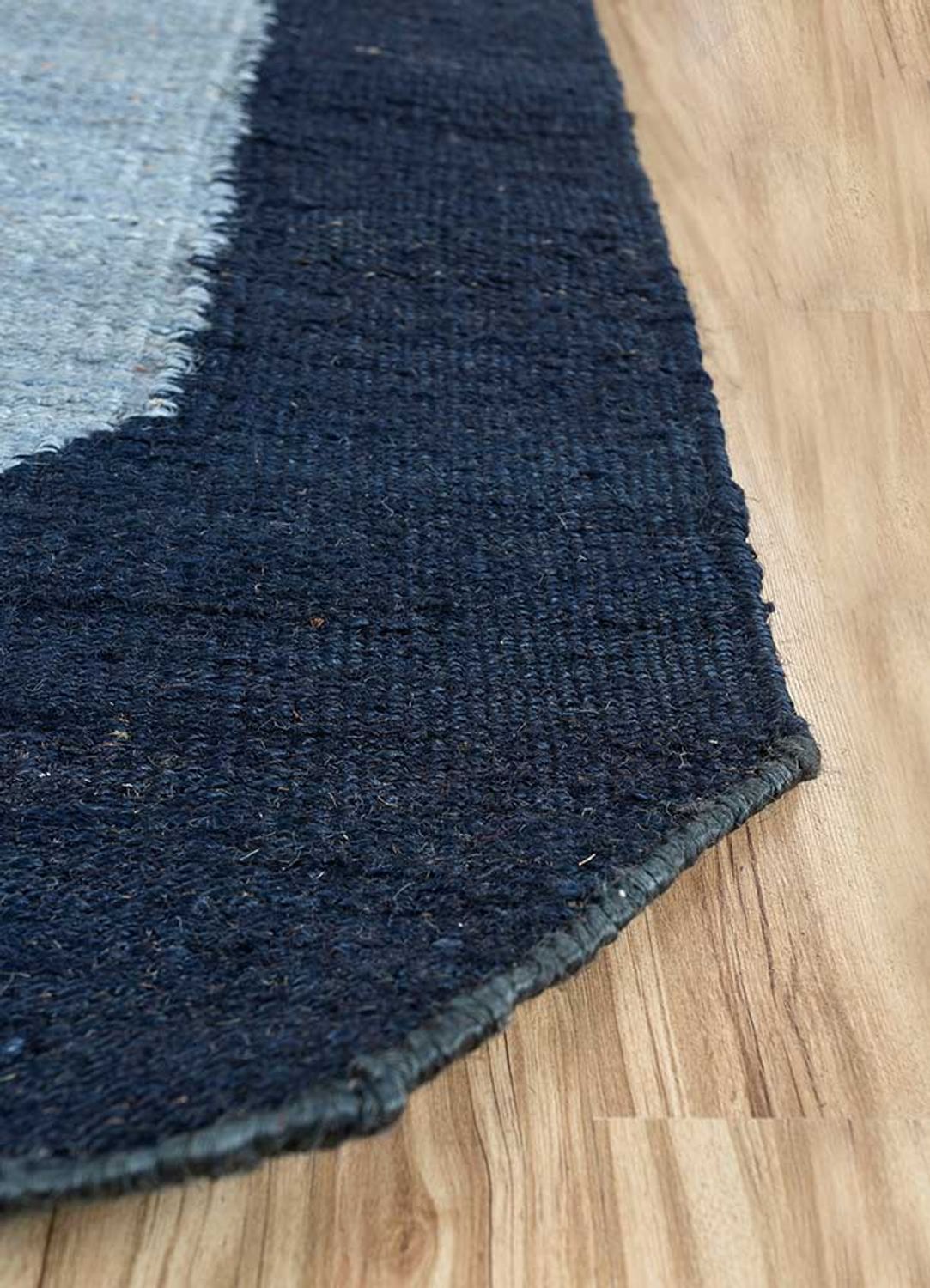 Sisaltæppe særlig form - 270 x 180 cm - blå