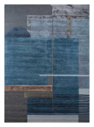 Uldtæppe - 270 x 180 cm - flerfarvet