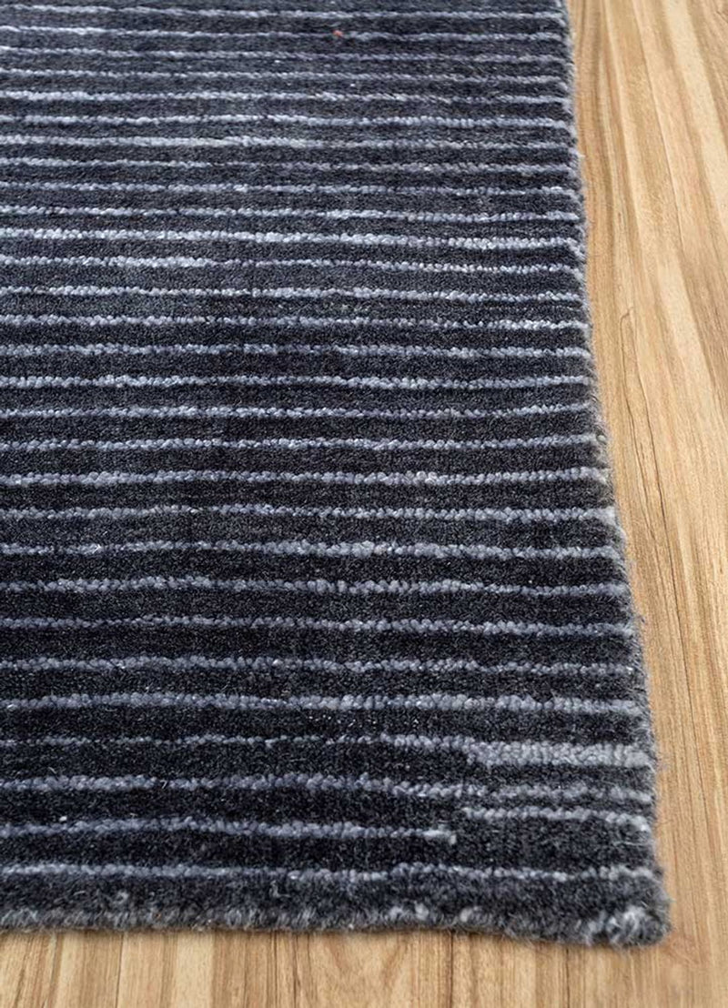 Uldtæppe - 300 x 240 cm - sølv