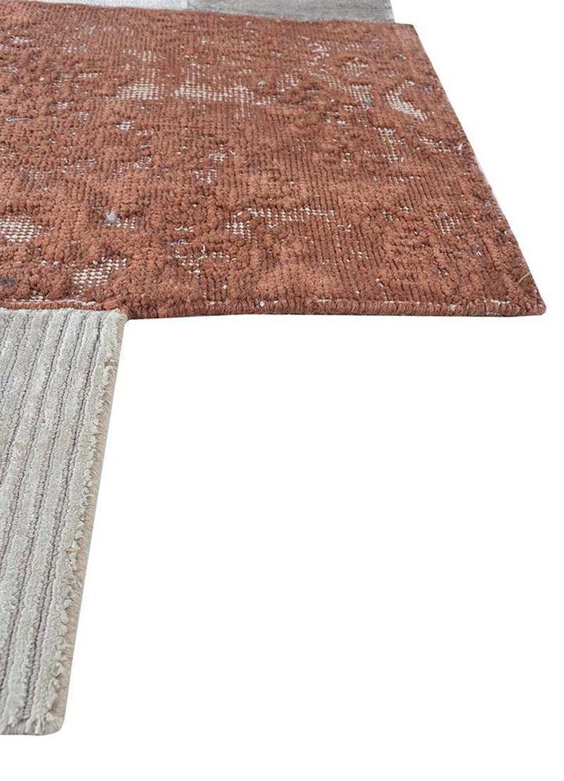 Uldtæppe særlig form  - 180 x 150 cm - creme