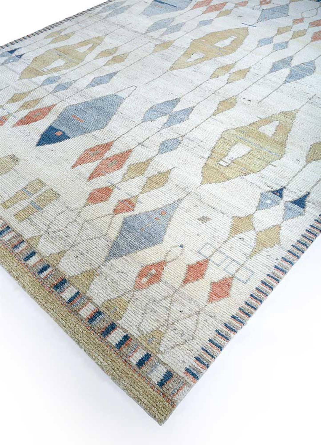 Uldtæppe - 240 x 150 cm - flerfarvet