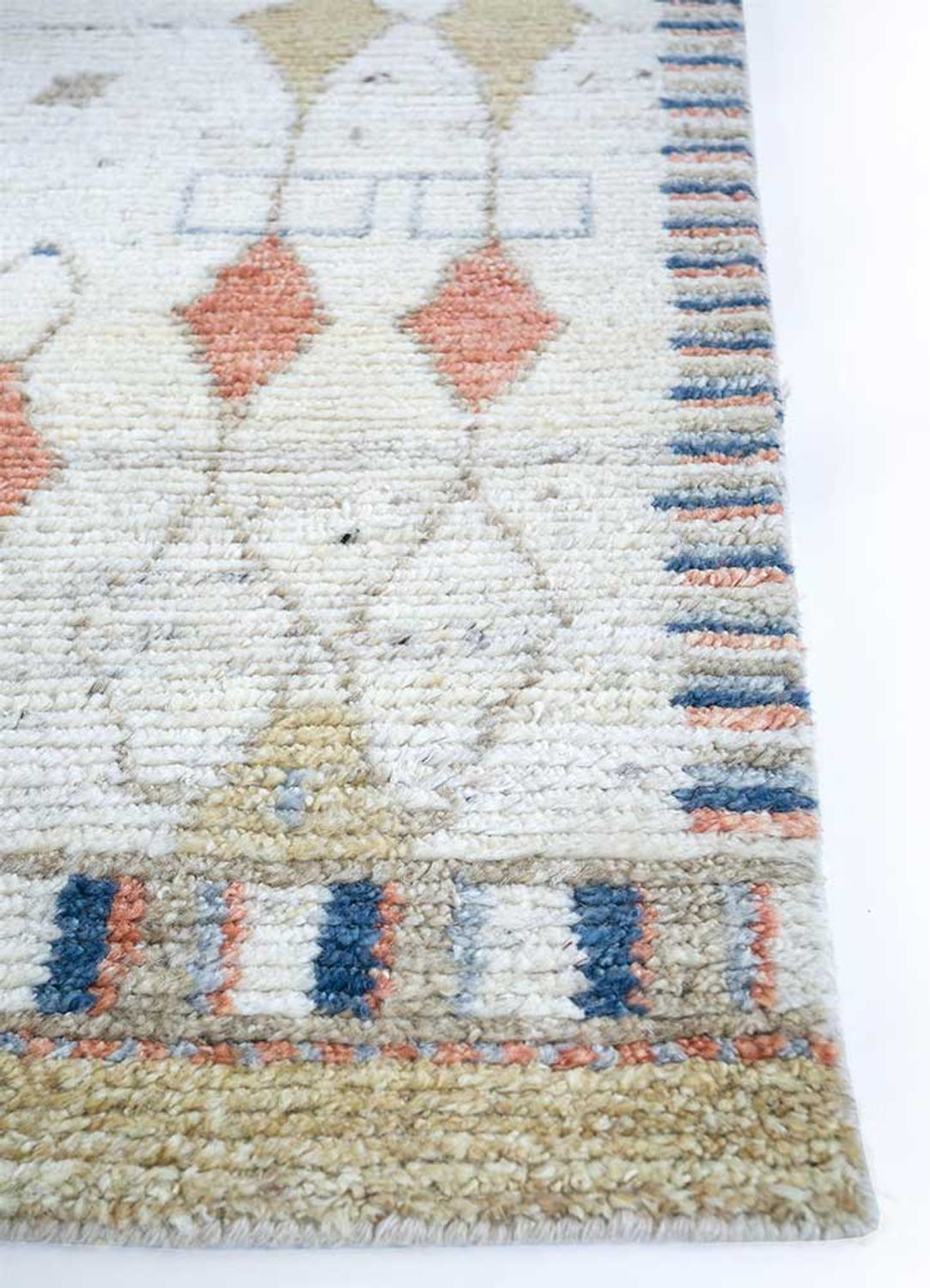 Uldtæppe - 240 x 150 cm - flerfarvet