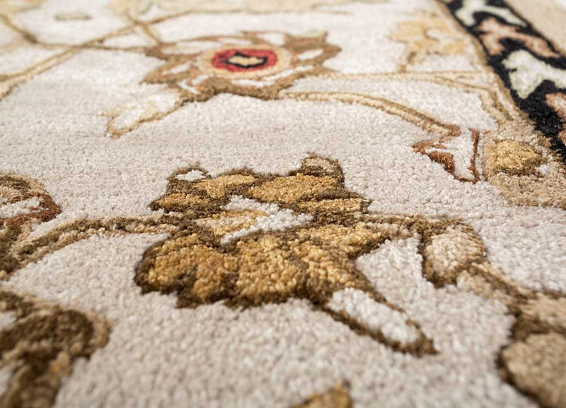 Uldtæppe - 270 x 180 cm - creme