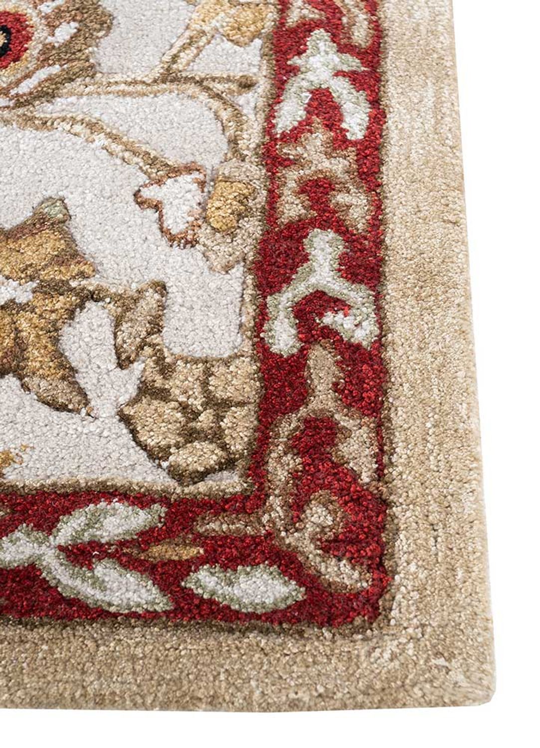 Uldtæppe - 270 x 180 cm - creme