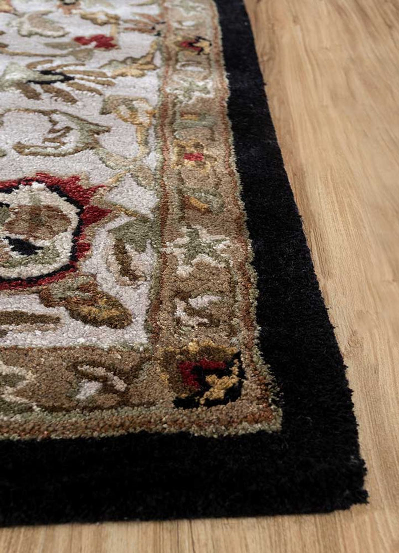 Uldtæppe - 300 x 240 cm - mørkeblå