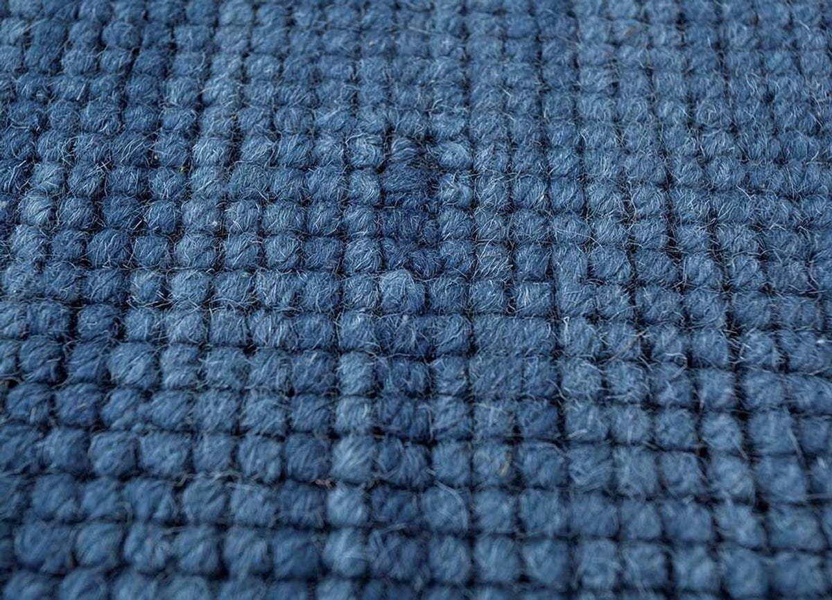 Uldtæppe - 300 x 240 cm - blå