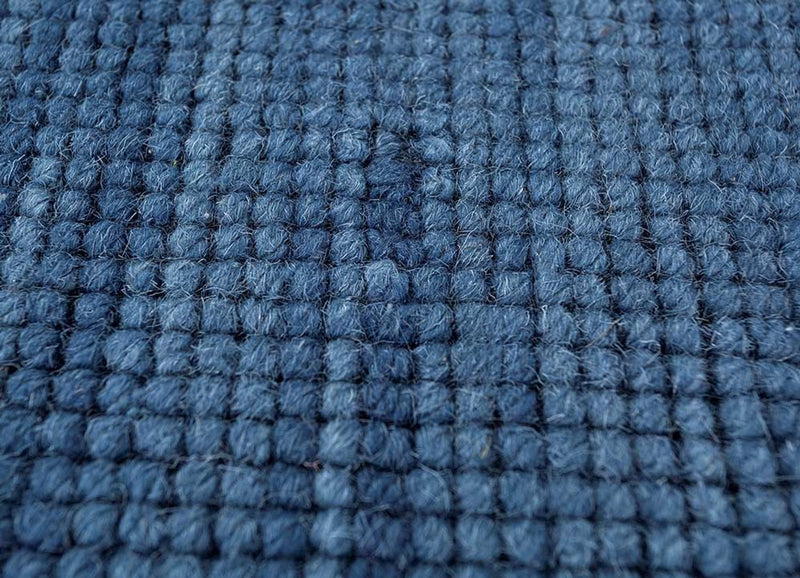Uldtæppe - 300 x 240 cm - blå