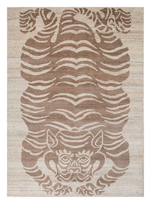 Uldtæppe - 270 x 180 cm - creme