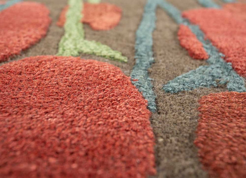 Uldtæppe - 270 x 180 cm - beige