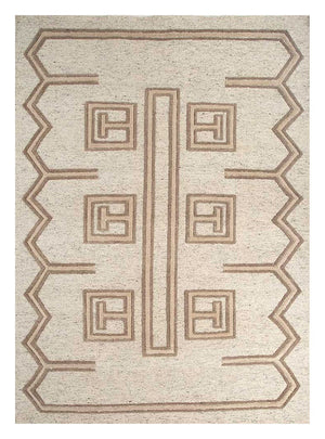 Uldtæppe - 300 x 240 cm - creme