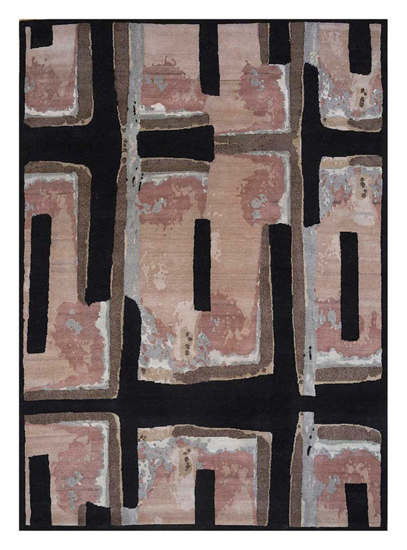 Uldtæppe - 315 x 240 cm - flerfarvet