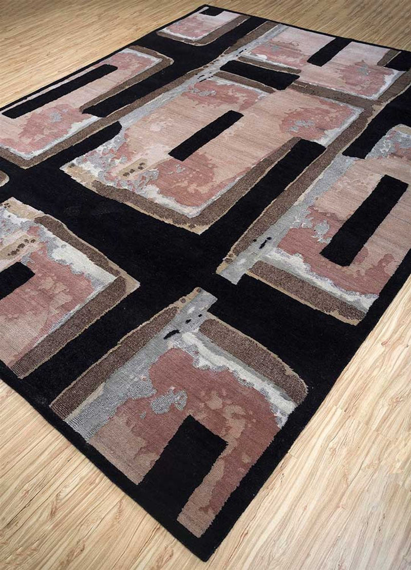 Uldtæppe - 315 x 240 cm - flerfarvet