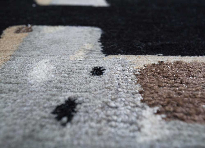 Uldtæppe - 315 x 240 cm - flerfarvet