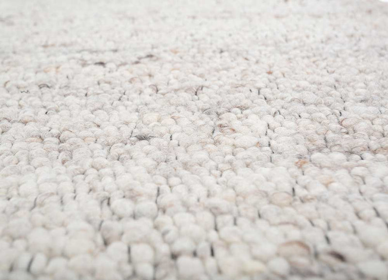 Uldtæppe - 240 x 180 cm - creme