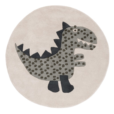 Dinosaur Børnetæppe Rund
