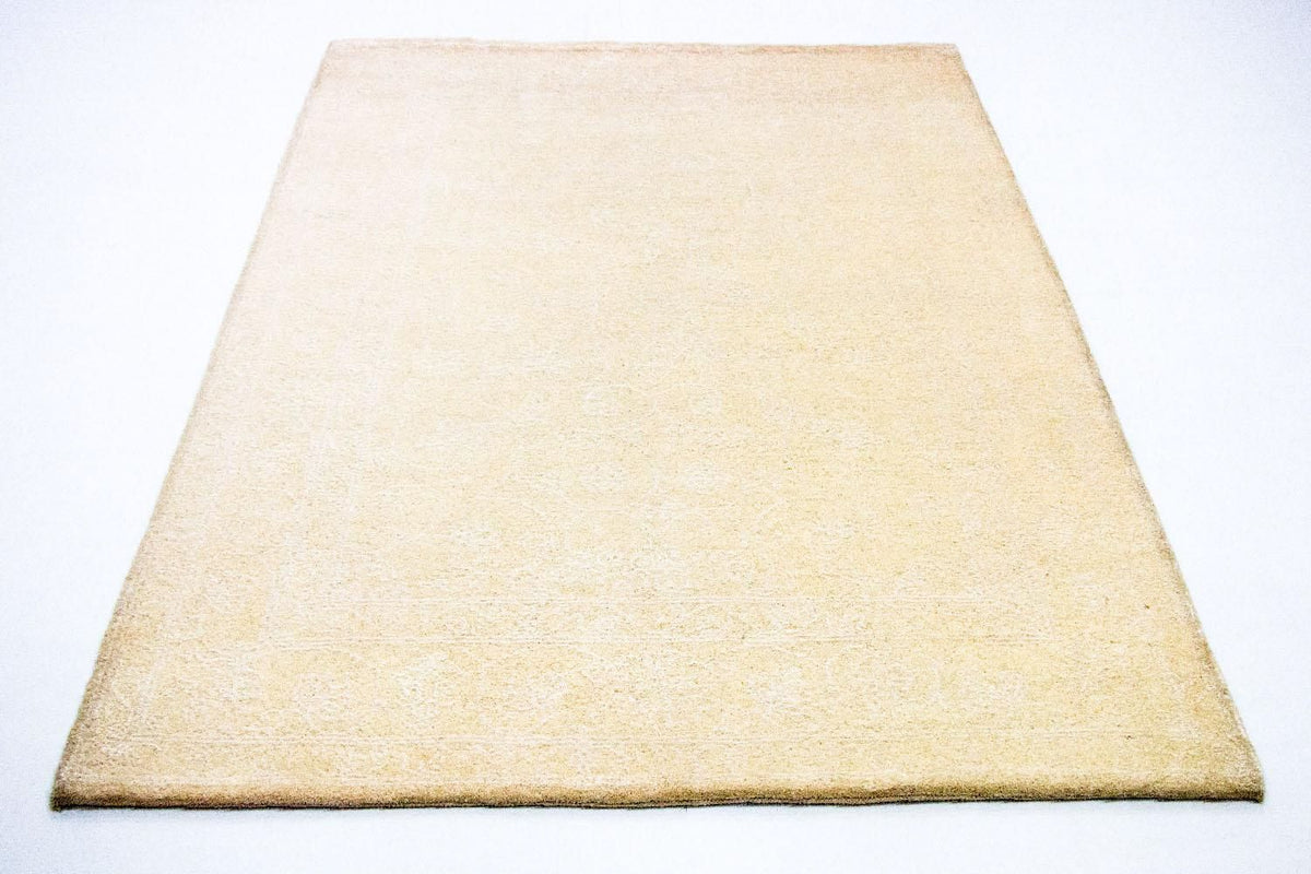 Designer tæppe - 202 x 140 cm - guld