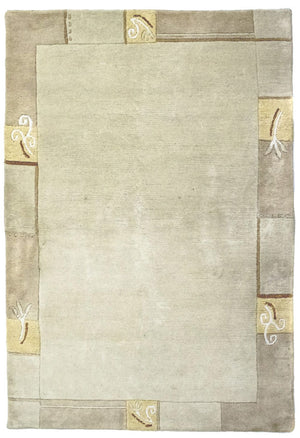 Nepal Tæppe - 180 x 124 cm - beige