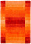 Uldtæppe - 184 x 133 cm - farvet