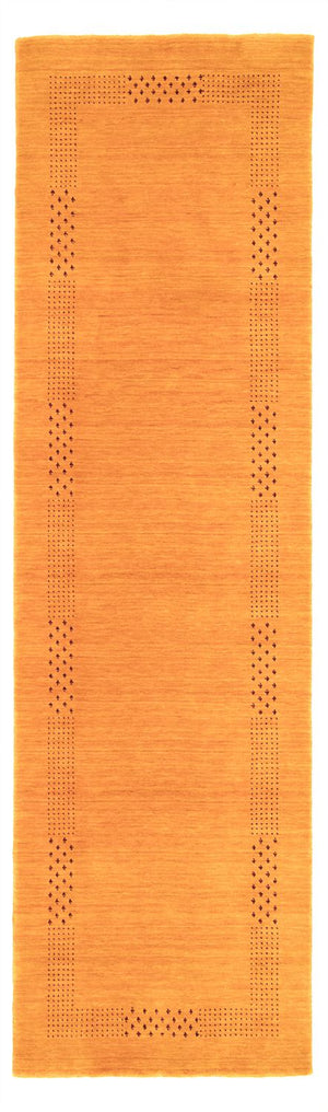 Løber Gabbeh-tæppe - Indus - 200 x 80 cm - guld