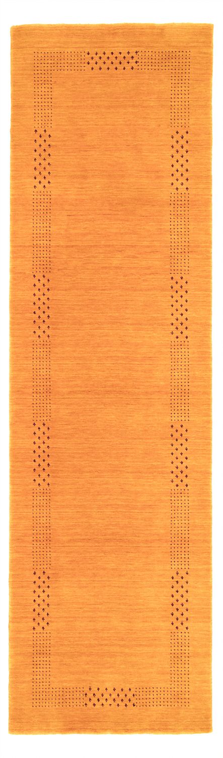 Løber Gabbeh-tæppe - Indus - 200 x 80 cm - guld