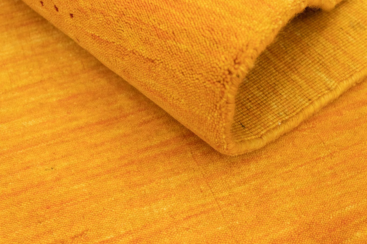 Løber Gabbeh-tæppe - Indus - 200 x 80 cm - guld