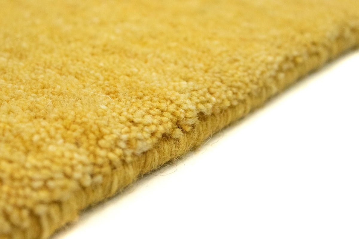 Løber Gabbeh-tæppe - Softy - 200 x 80 cm - guld