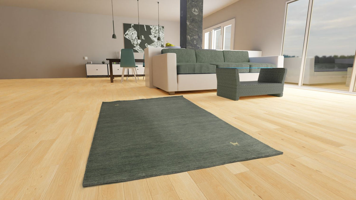 Gabbeh-tæppe - Indus - 250 x 200 cm - grå