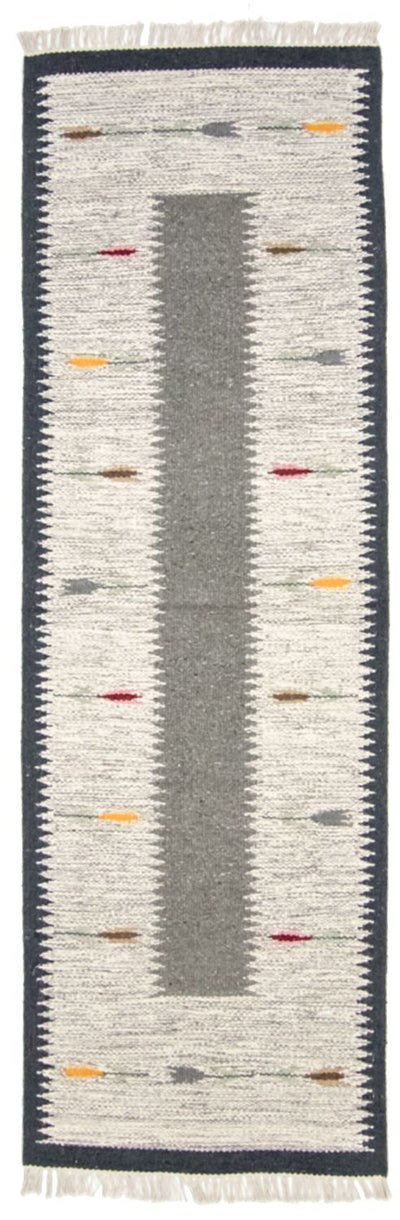 Moderne kilim Tæppe - Uldtæppe