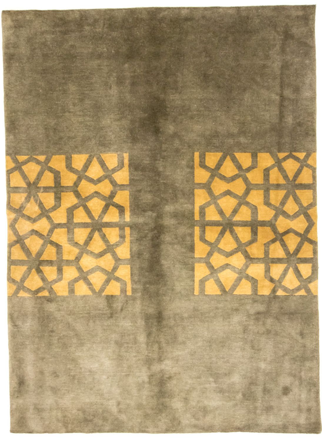 Nepal Tæppe - 244 x 180 cm - brun