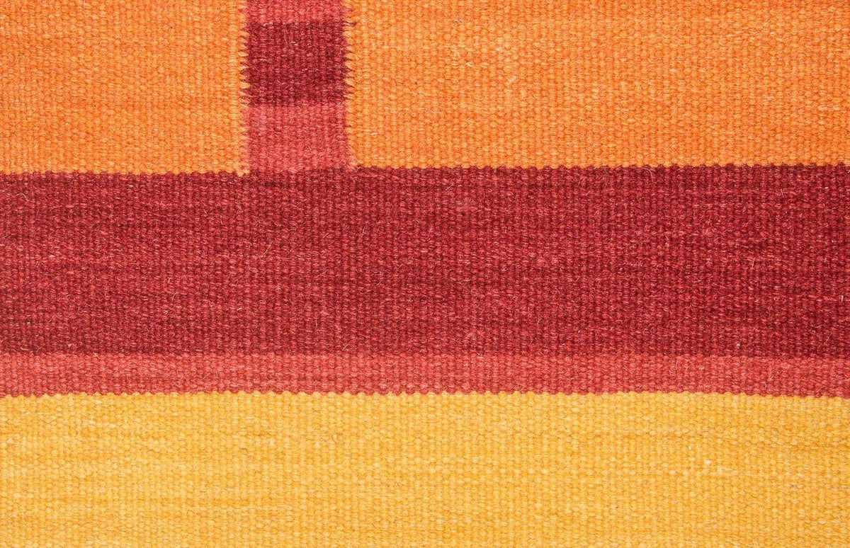 Kelim-tæppe - Trendy - 205 x 145 cm - orange