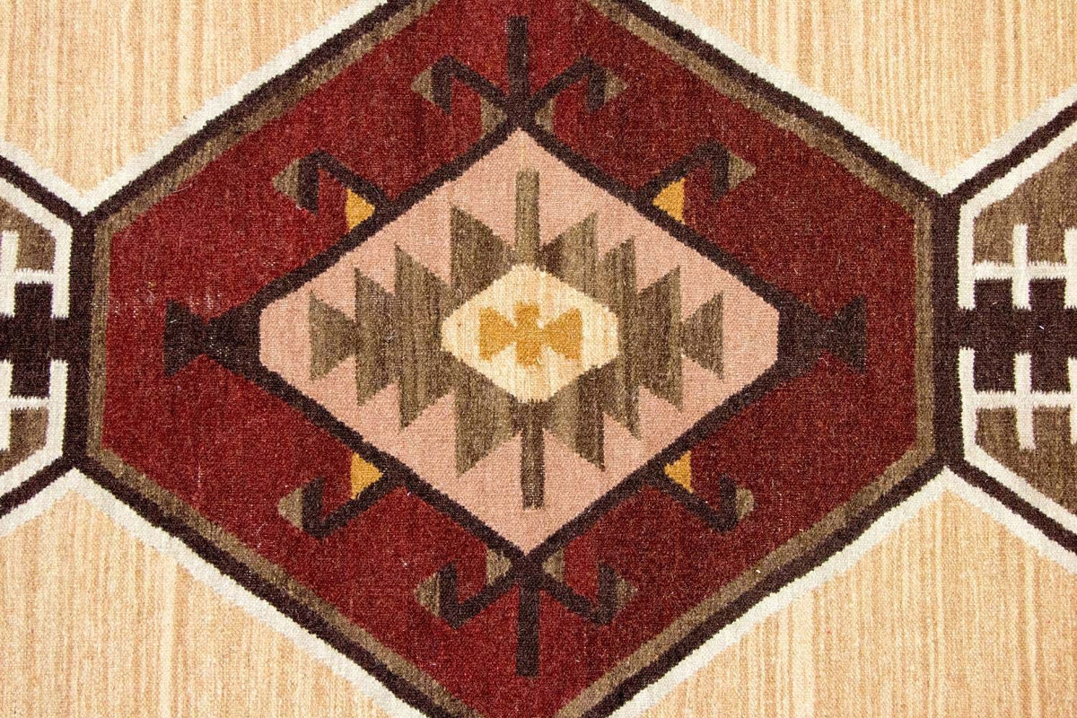Kelim-tæppe - Trendy - 187 x 126 cm - gul