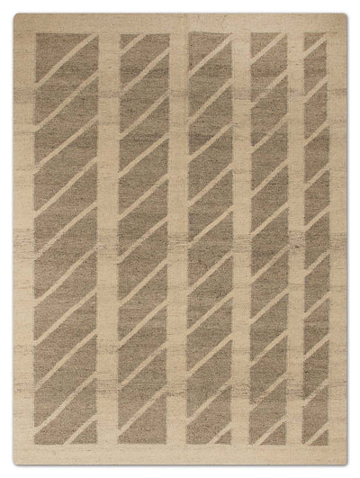 Moderne kilim Tæppe 140x200cm - Uldtæppe