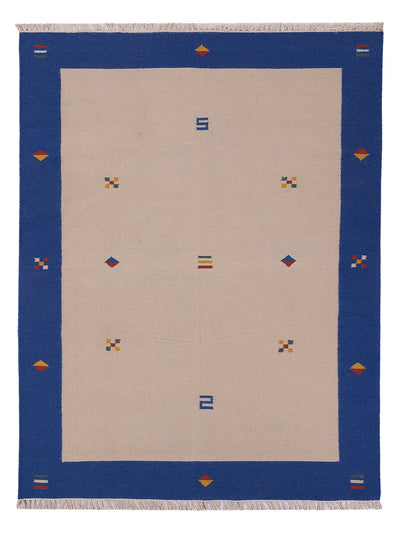 Moderne kilim Tæppe - Uldtæppe