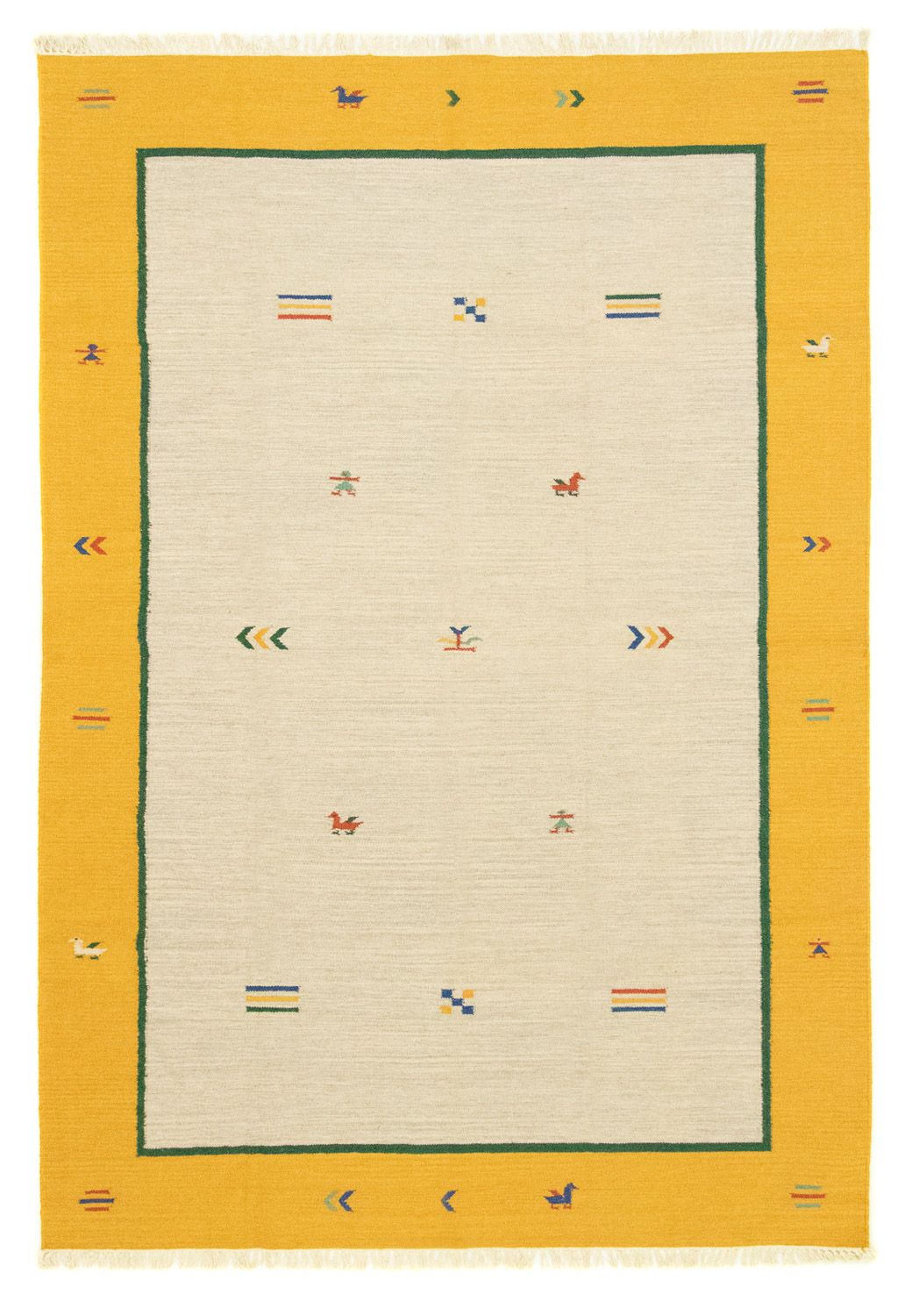 Kelim-tæppe - Trendy - 300 x 200 cm - beige