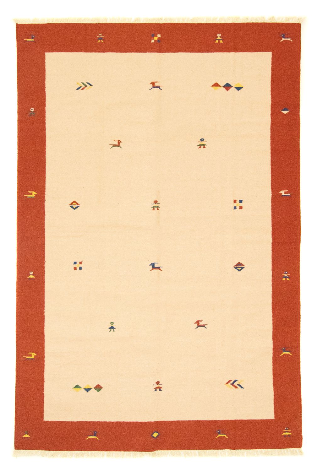 Kelim-tæppe - Trendy - 300 x 200 cm - beige