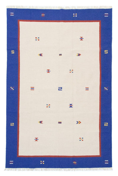Moderne kilim Tæppe 200x300cm - Uldtæppe
