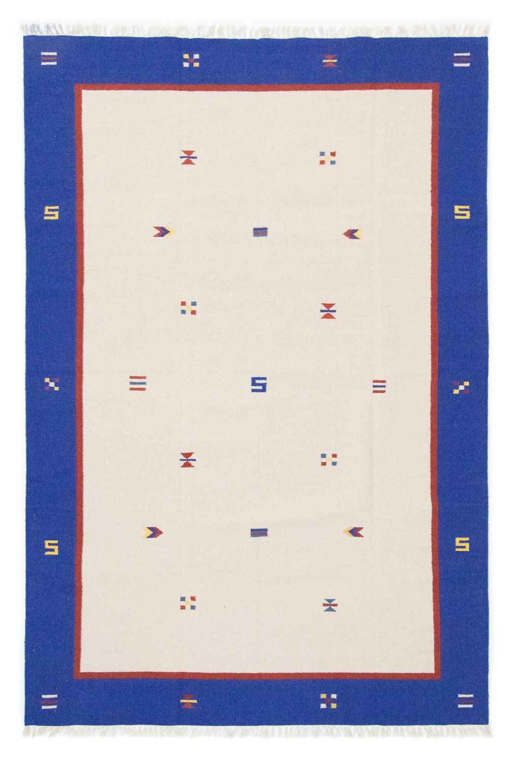 Kelim-tæppe - Trendy - 300 x 200 cm - beige