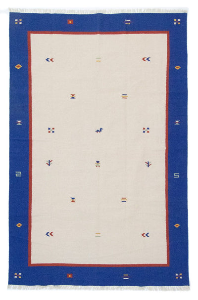 Moderne kilim Tæppe 200x300cm - Uldtæppe