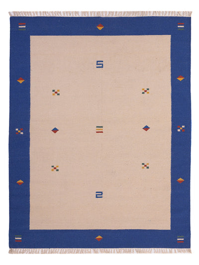 Moderne kilim Tæppe - Uldtæppe