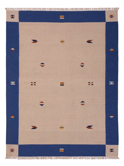 Moderne kilim Tæppe - Uldtæppe