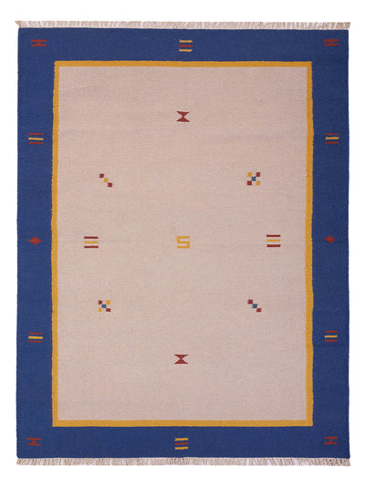 Moderne kilim Tæppe - Uldtæppe