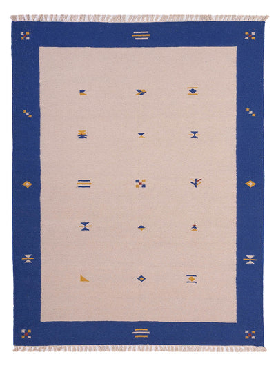 Moderne kilim Tæppe - Uldtæppe